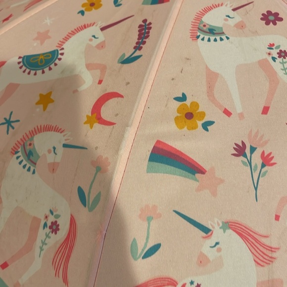 Stephen Joseph matching raincoat & umbrella - size 4/5 - Picture 3 of 8